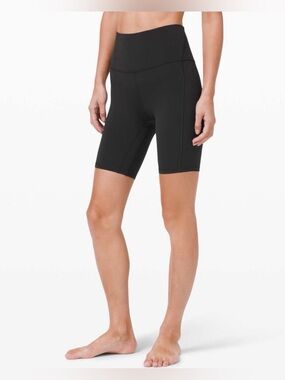 lululemon Align High Rise Short with Pockets 8" Size 2 Black